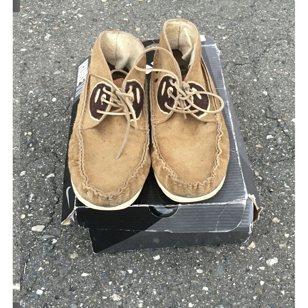 A Bathing Ape High Top Moccasin Bapestas Loafers - Picture 2 of 5